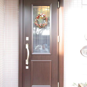 千葉県佐倉市 玄関リフォーム 寒冷地用ドア 防犯対策