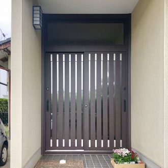 千葉県佐倉市 U様 玄関リフォームで防犯・防音対策✨